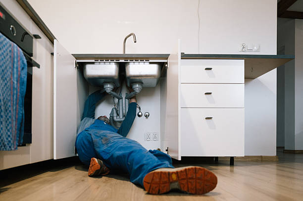 Professional Drain Cleaning technician working in Marshallville, OH